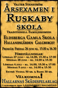 Sommarteater med Hallarnas Sk&aring;despelarlag